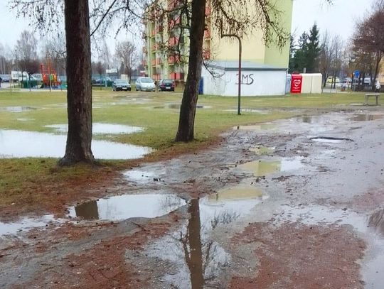 Spór o zmiany na osiedlu Garbarskim. Wolą błoto od ulicy i parkingów?