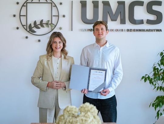 Student UMCS uratował życie kobiecie