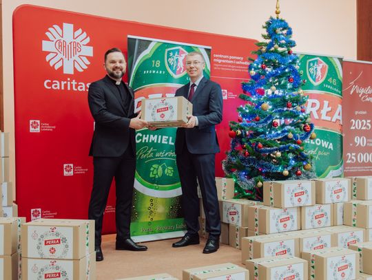 Świąteczna współpraca Caritas i Perły