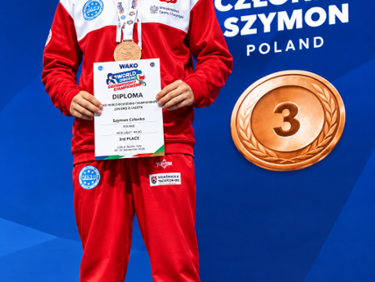 Szymon Członka z brązowym medalem Mistrzostw Świata w kickboxingu