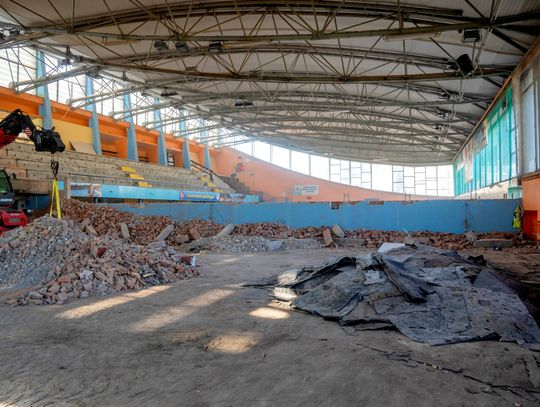 hala MOSiR w Puławach, remont