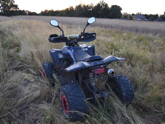 Tragedia w Olszewnicy. Nie żyje 14-latek. Jechał quadem bez kasku i uprawnień