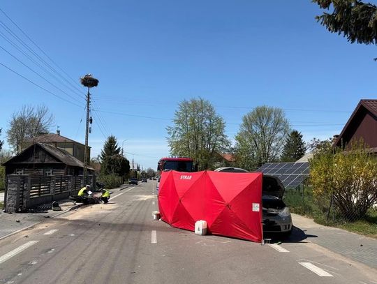 Tragiczna końcówka majówki. Na drodze zginął 28-letni motocyklista