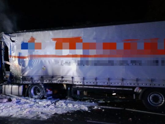 Tragiczny wypadek na obwodnicy Lublina. Zderzyły się dwa tiry