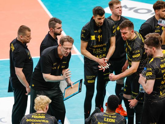 Trener Bogdanki LUK Lublin miał powód do radości podczas Gali PLS