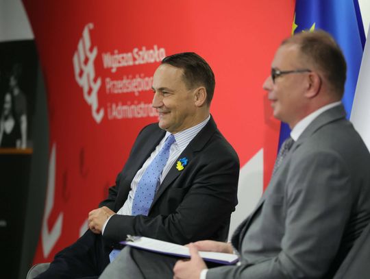 Urodziny minister Sikorski spędził na WSPA. „Lublin nigdy nie padł”