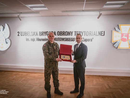 Wiceminister obrony narodowej z wizytą u lubelskich terytorialsów Wiceminister obrony narodowej z wizytą u lubelskich terytorialsów
