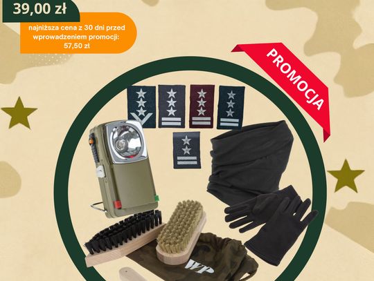 Wojskowa odzież i akcesoria na wyprzedaży. W ofercie m.in. kombinezon pilota