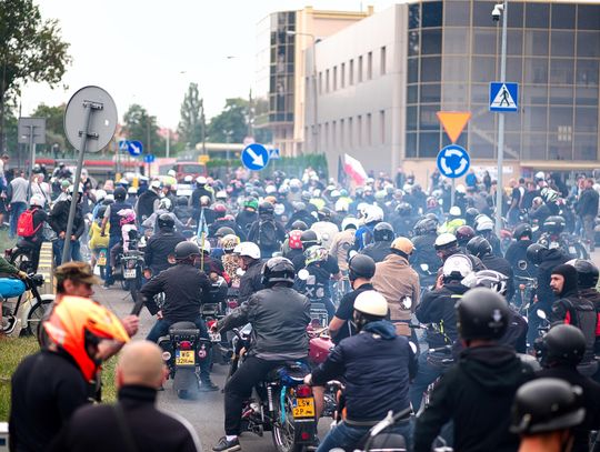 "Wueski" znowu opanowały Świdnik! Motocykle przejechały ulicami miasta