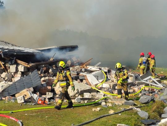 Wybuch w powiecie parczewskim. W gruzach znaleziono ciało 75-letniego mężczyzny