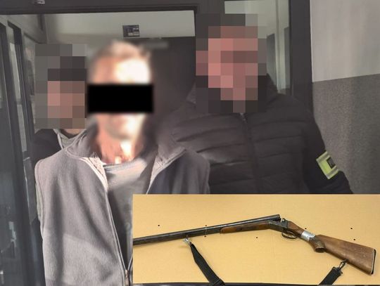 Wyciągnął strzelbę podczas awantury. Padł strzał, 52-latek trafił do aresztu