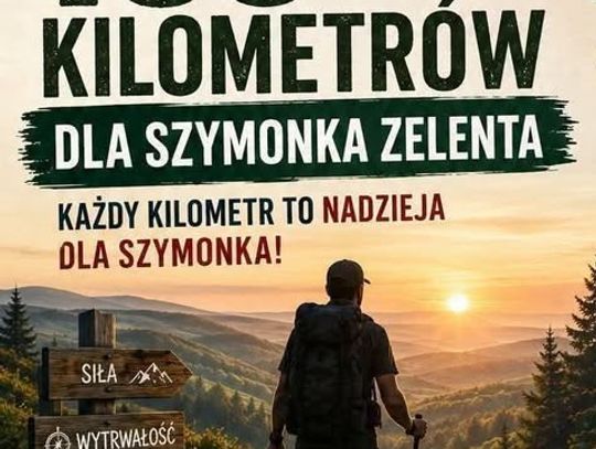 Wyruszył w 135-kilometrowy marsz dla chorego Szymonka. „Każdy kilometr to nadzieja”