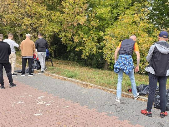 Wyszli zza krat i sprzątali Lublin. Ponad 20 osadzonych wzięło udział w akcji