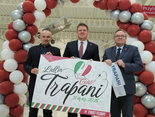 Z Lublina do perły Sycylii. Loty do Trapani oficjalnie rozpoczęte