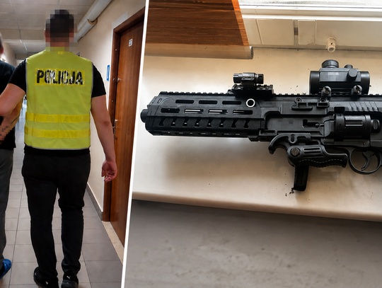 Broń pneumatyczna policja