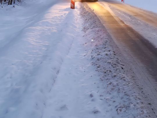 Zablokowana droga w kierunku Włodawy. Policja wyznaczyła objazdy