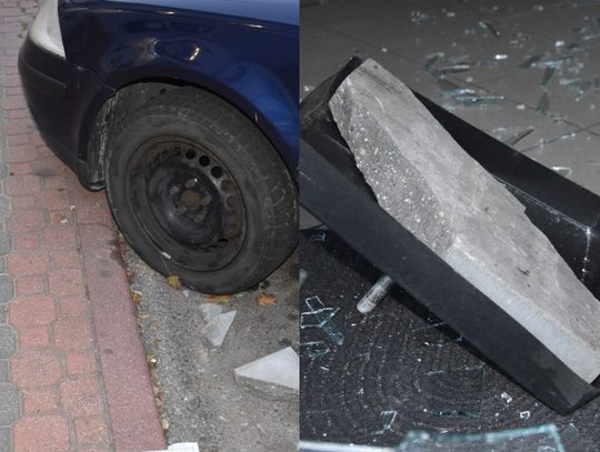 Demolował sklepy i auto. Nie potrafił się wytłumaczyć