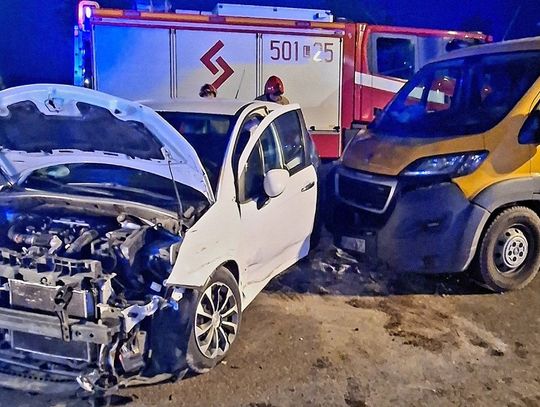 kolizja, dwa samochody