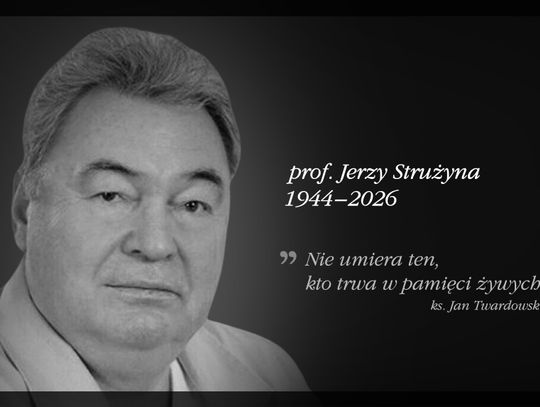 Odszedł prof. Jerzy Stróżyna