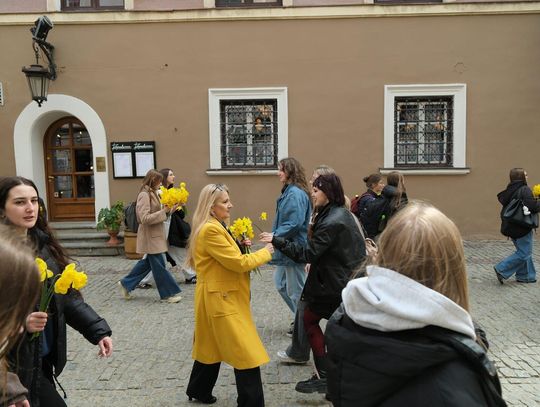 Żonkile i solidarność. Marsz Nadziei przeszedł przez Lublin Żonkile i solidarność. Marsz Nadziei przeszedł przez Lublin