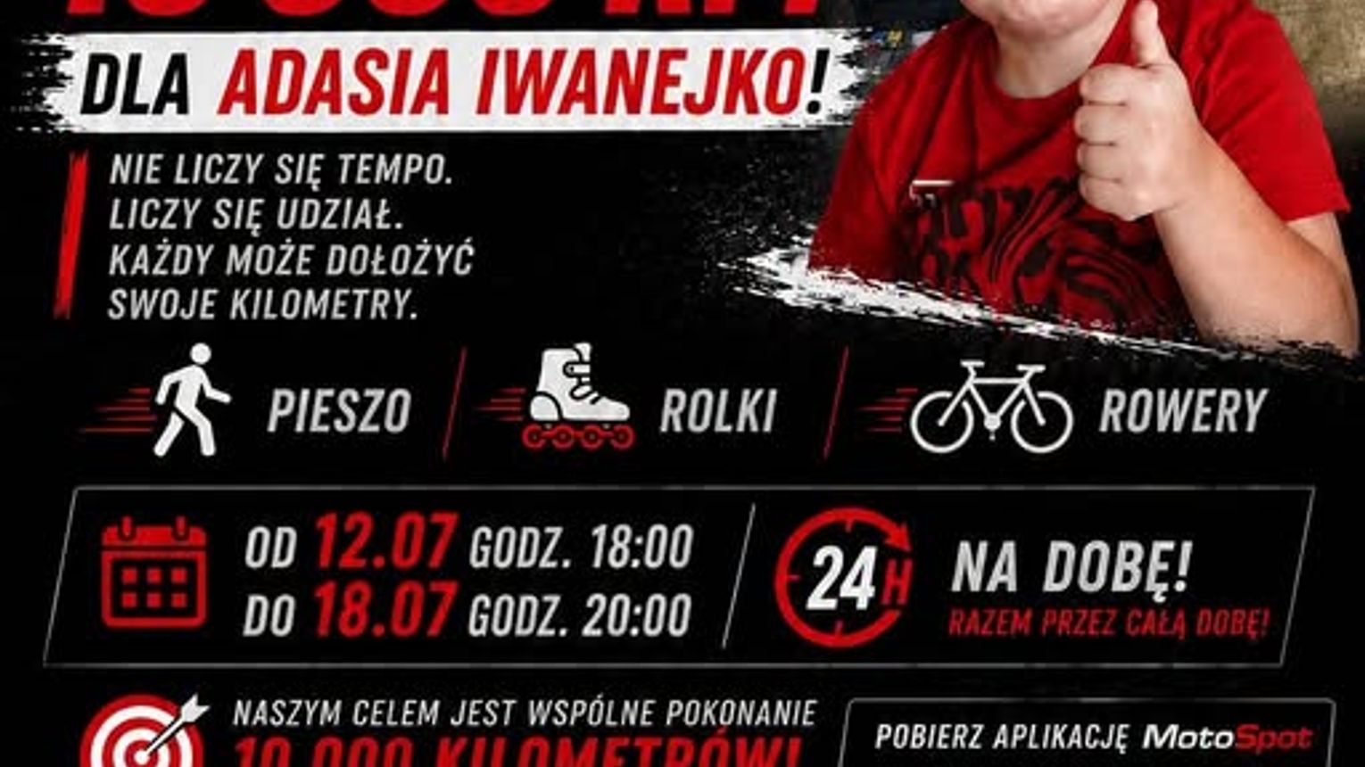 Przez sześć dni będą zbierać 10 tys. kilometrów dla Adasia. Charytatywne bieganie na Autodromie Biłgoraj