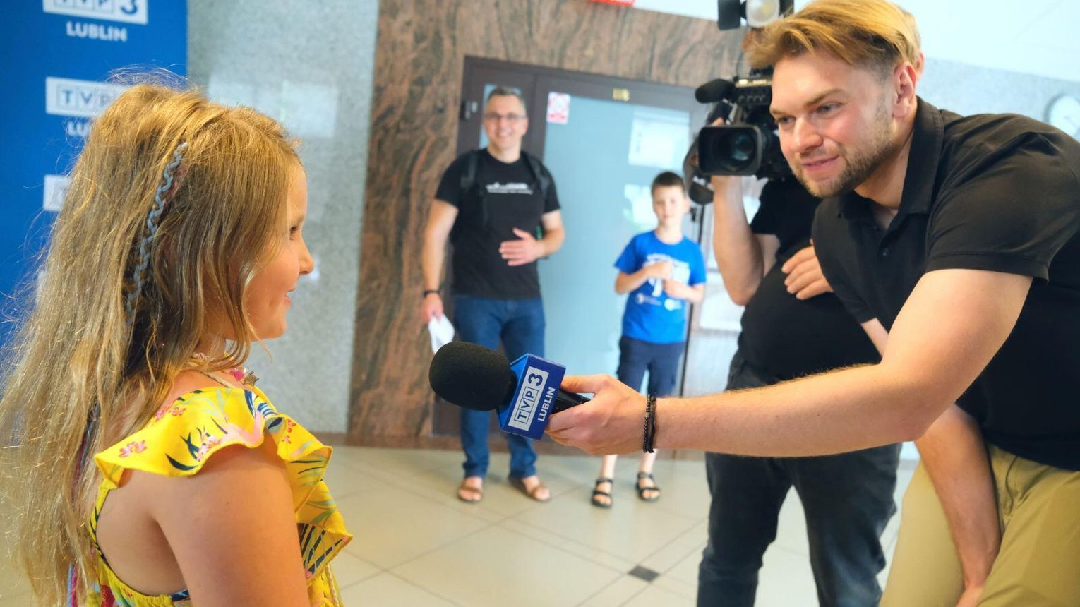 Światła, kamera, akcja! Zawodowcy odwiedzili studio TVP Lublin