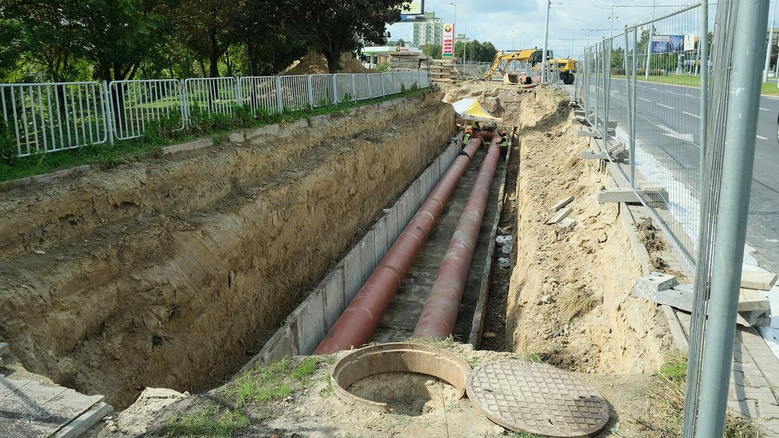 Utrudnienia na ul. Wileńskiej w Lublinie. Rusza remont sieci ciepłowniczej LPEC