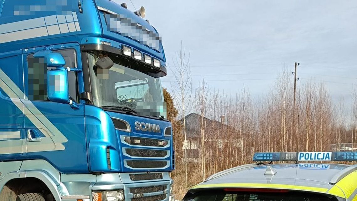 1,3 promila i kierowca „tira”