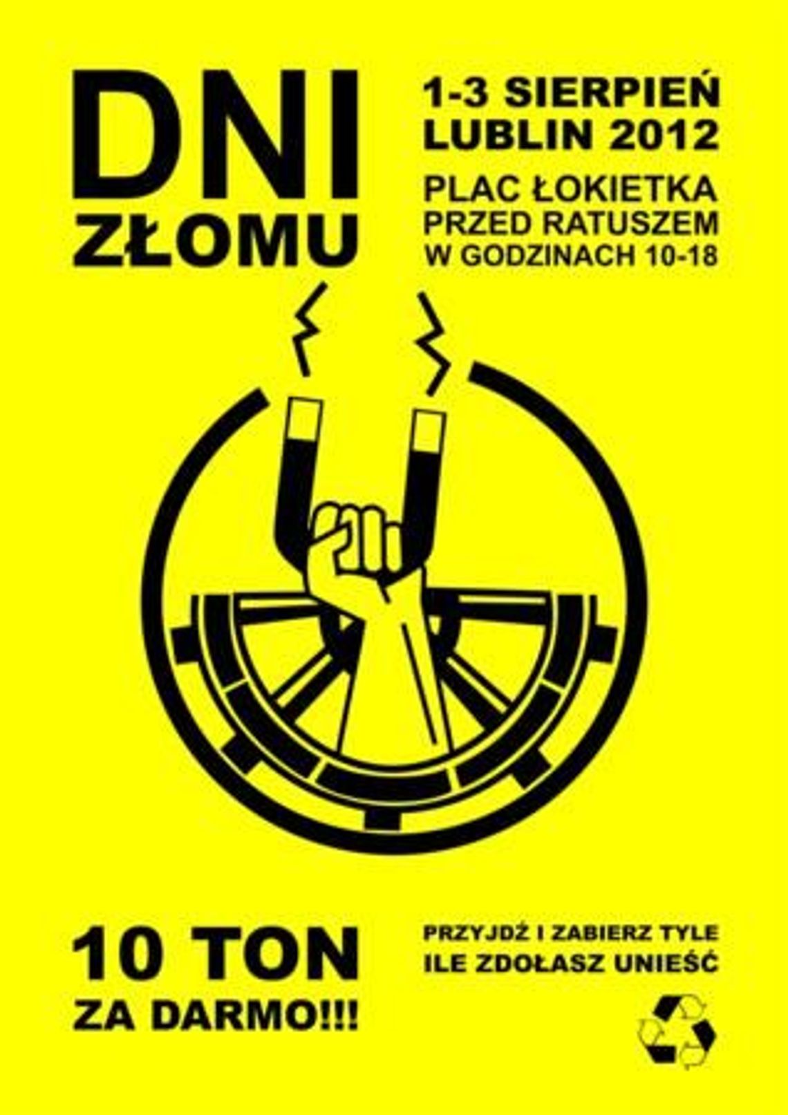 10 ton złomu w Arkadach