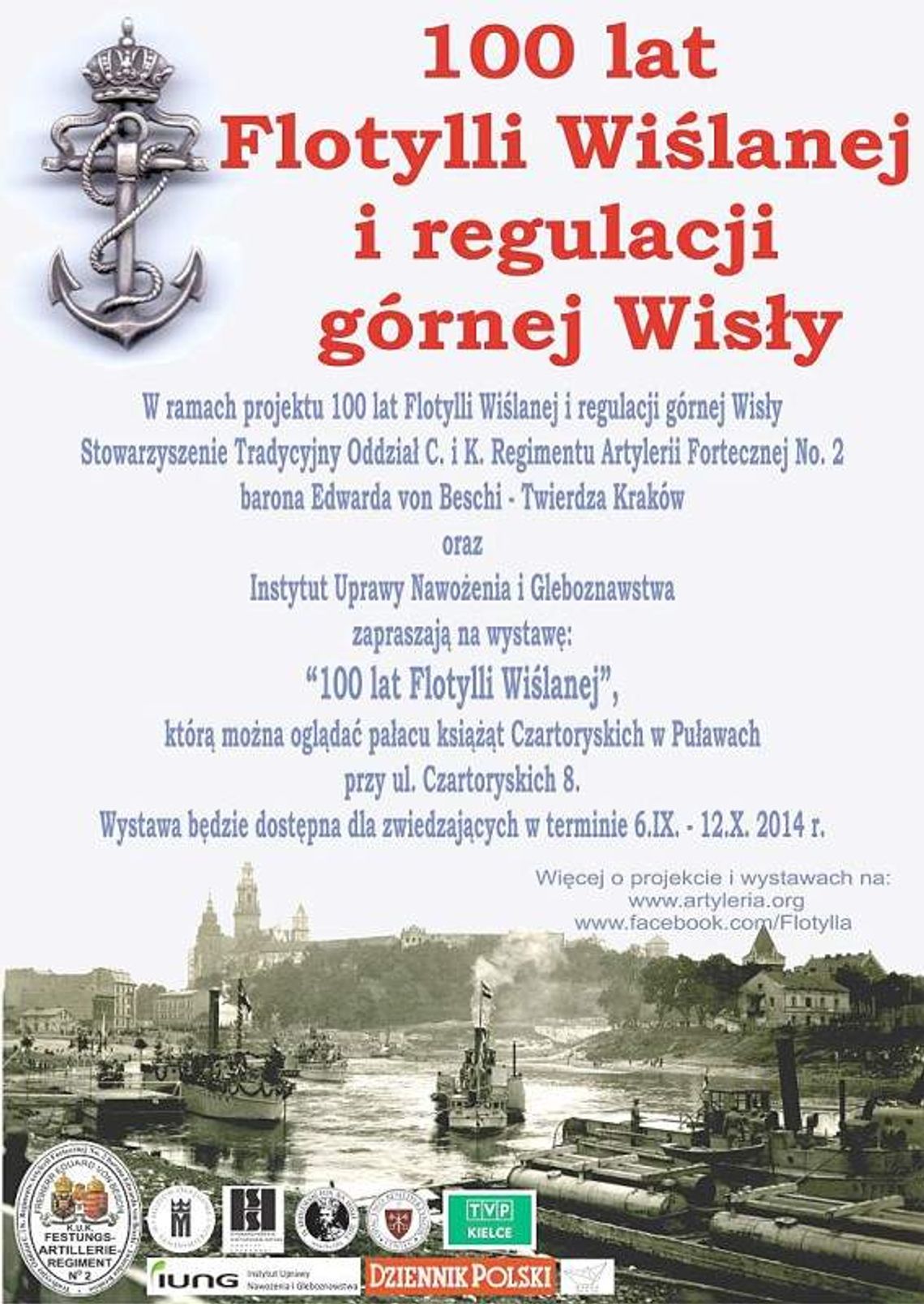 100 lat Flotylli Wiślanej. Wystawa w Puławach