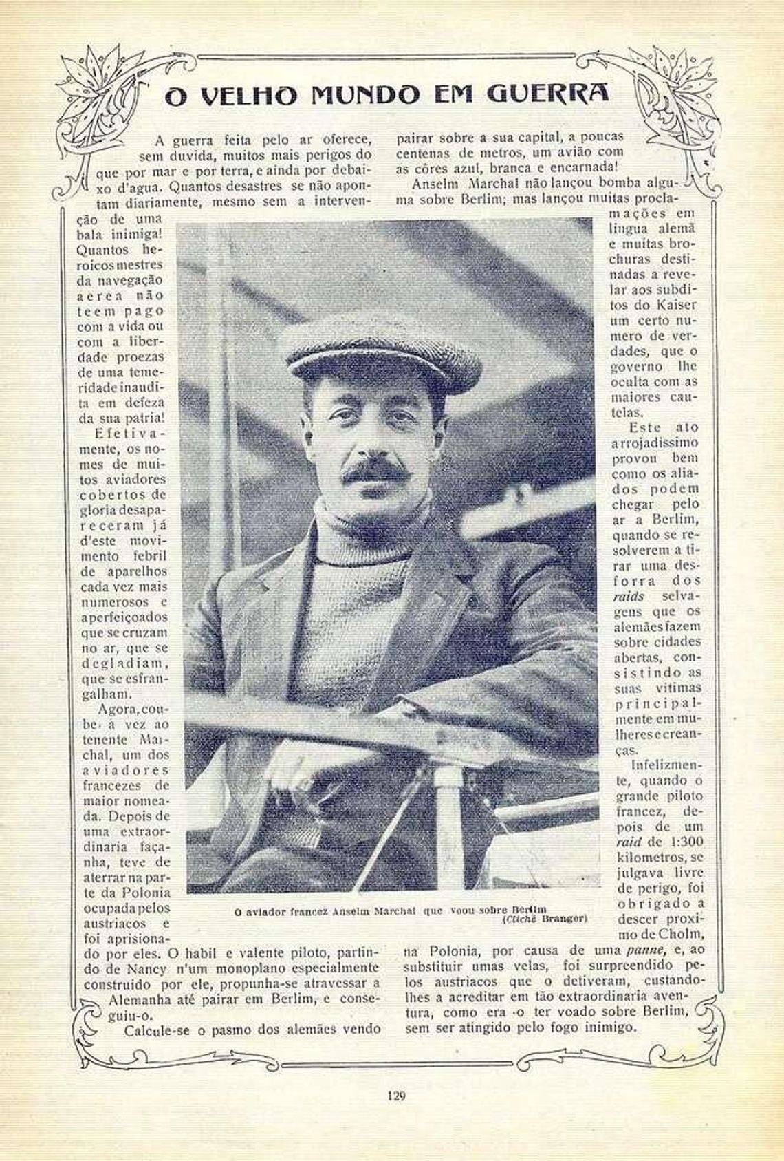 100 lat temu pod Chełmem przymusowo lądował francuski pilot. A rekord i tak padł