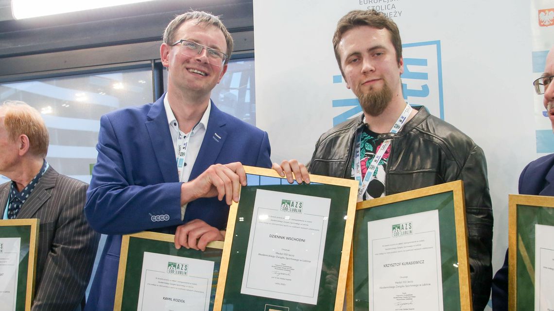 100-lecie AZS Lublin. Nagrody dla dziennikarzy Dziennika Wschodniego i redakcji