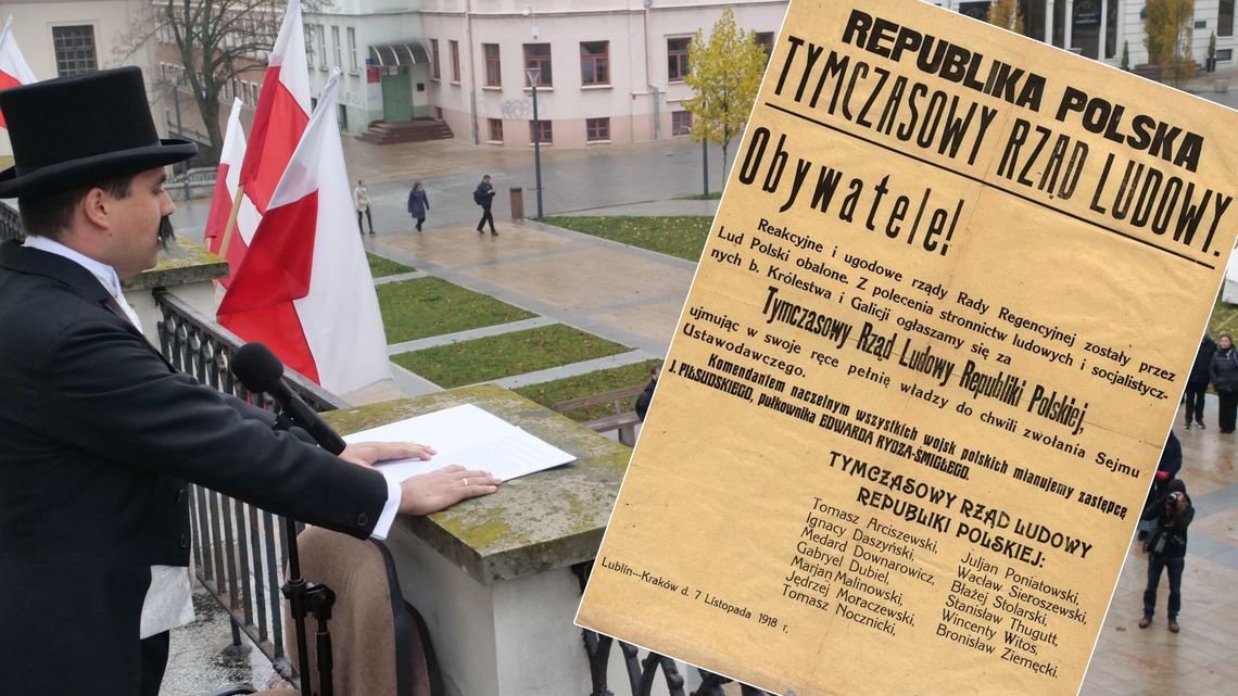 100-lecie „rządu lubelskiego”. 7 listopada 1918 roku powstał w Lublinie Tymczasowy Rząd Ludowy Republiki Polskiej