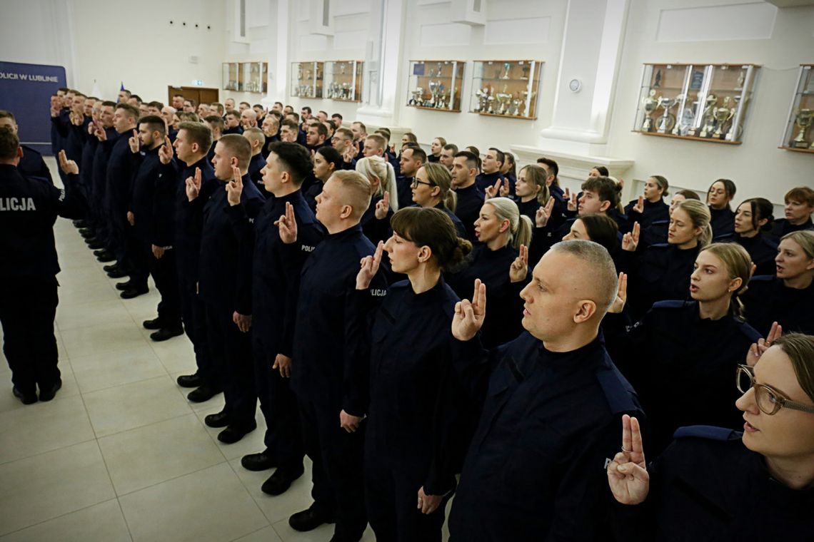 109 nowych policjantek i policjantów. Większość będzie służyć w Lublinie 109 nowych policjantek i policjantów. Większość będzie służyć w Lublinie