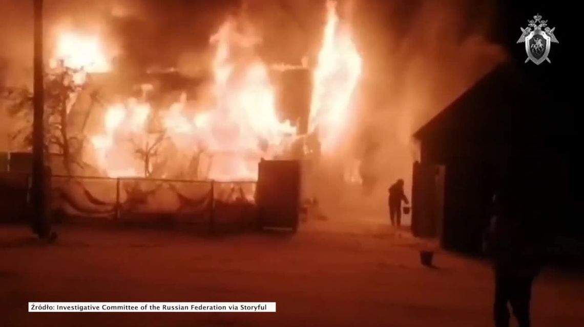 11 osób zginęło w pożarze domu opieki w Rosji 11 osób zginęło w pożarze domu opieki w Rosji