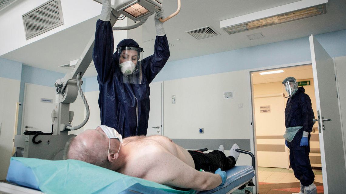 13 kwietnia. Rekordowa liczba pacjentów pod respiratorami