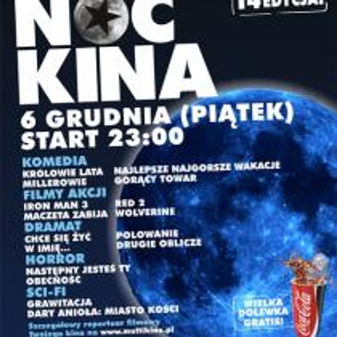 14 edycja \"Nocy Kina\" w Multikinie