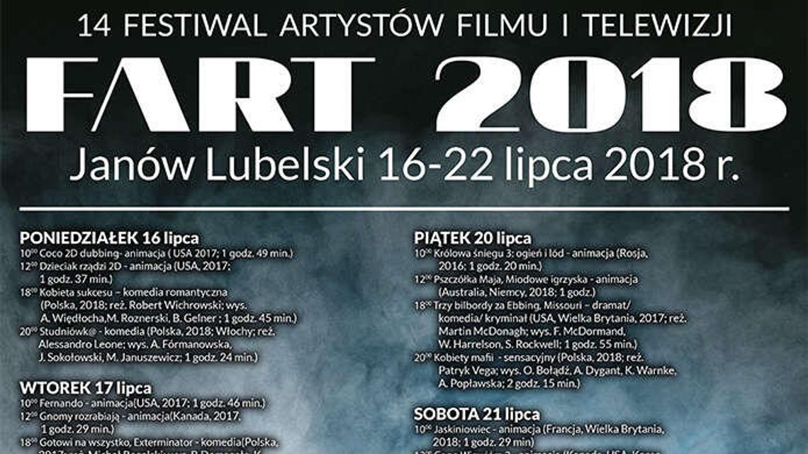 14. Festiwal Artystów Filmu i Telewizji w Janowie Lubelskim