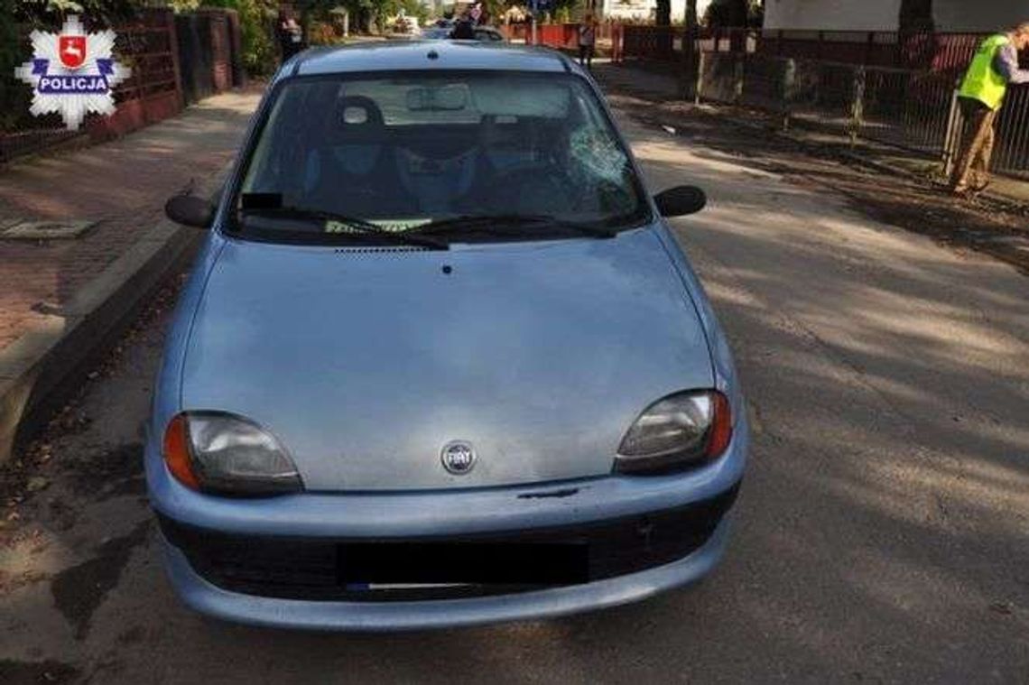 14-latek potrącony przez seicento. Wybiegł zza ciężarówki