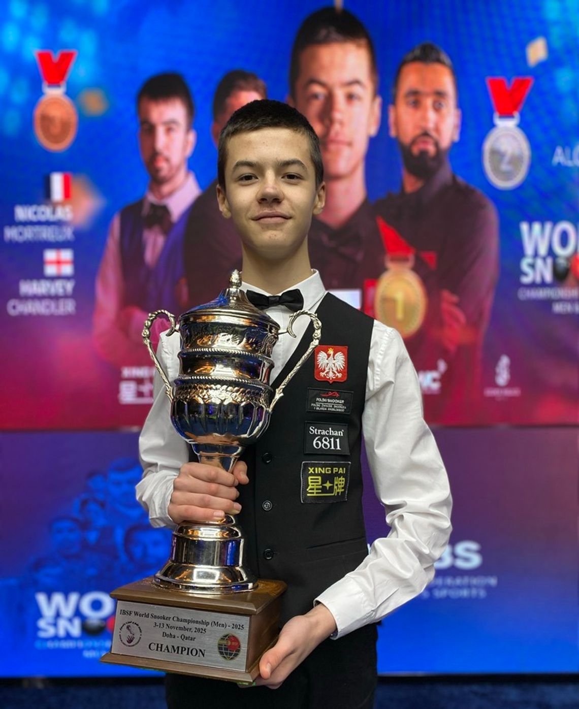 14-latek z Lublina mistrzem świata w snookerze