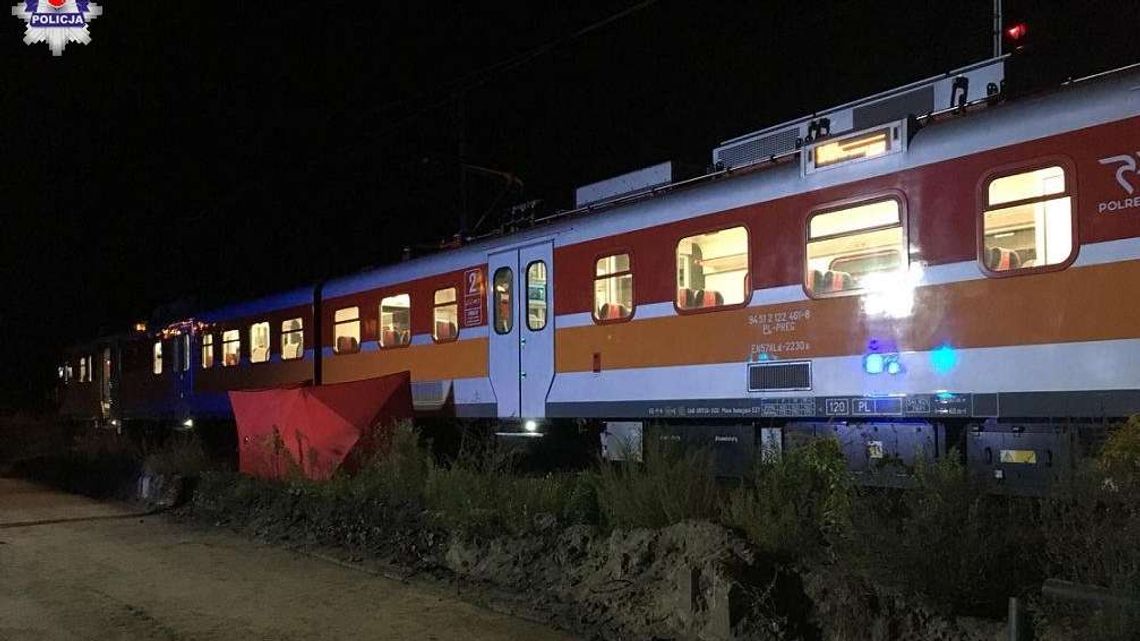 18-latek potrącony przez pociąg. Zginął na miejscu