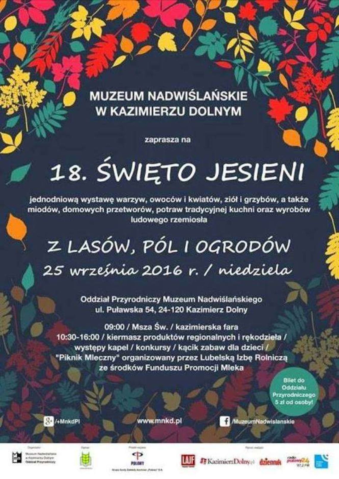 18. Święto Jesieni w Kazimierzu Dolnym