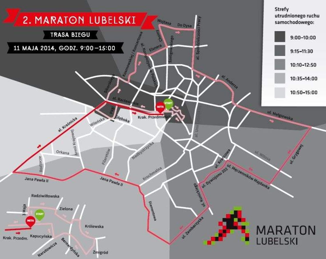 2. Maraton Lubelski w niedzielę. Biegacze na start, kierowcy cierpliwości