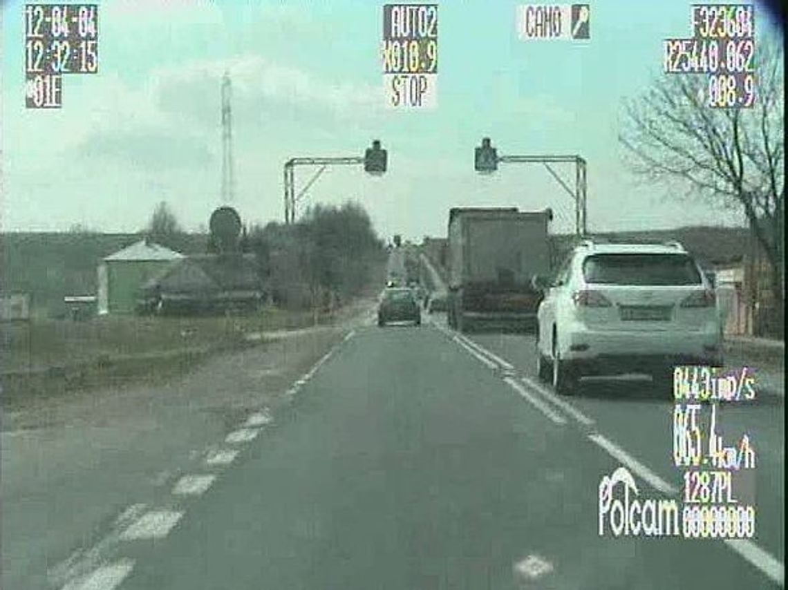 24 punkty karne dla pirata drogowego z Krosna (wideo)