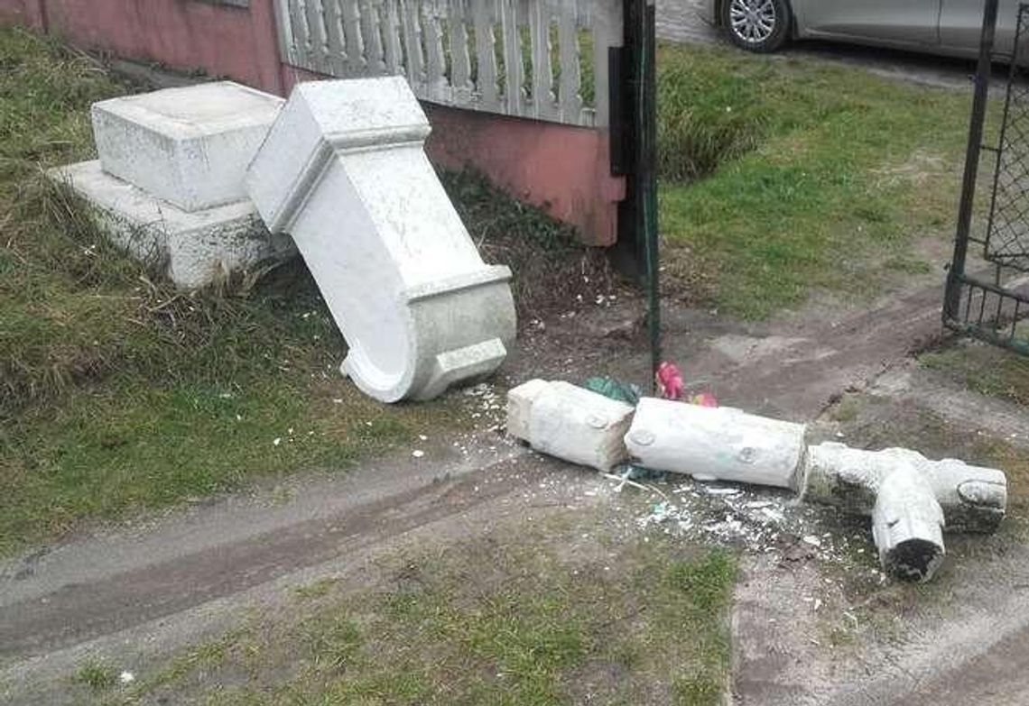 25-latek niszczył krzyże i kapliczki, pomalował też kościół. Straty: 50 tys. złotych 25-latek niszczył krzyże i kapliczki, pomalował też kościół. Straty: 50 tys. złotych