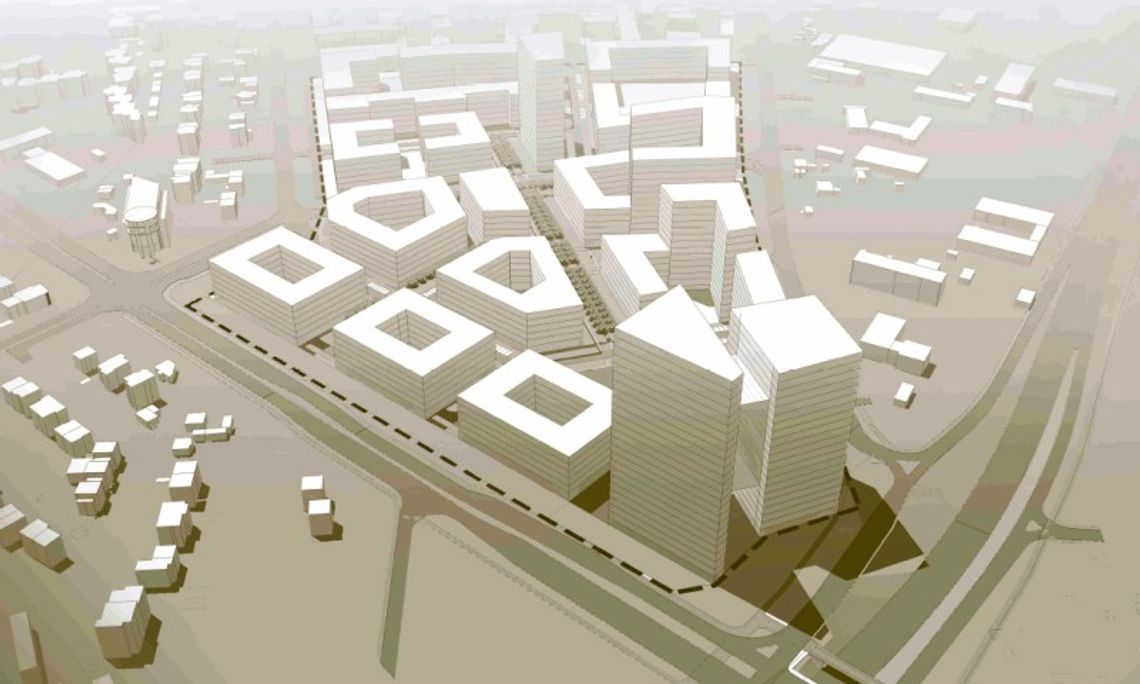 25 pięter przy al. Kraśnickiej. Czy powstanie 100-metrowy biurowiec? 25 pięter przy al. Kraśnickiej. Czy powstanie 100-metrowy biurowiec?
