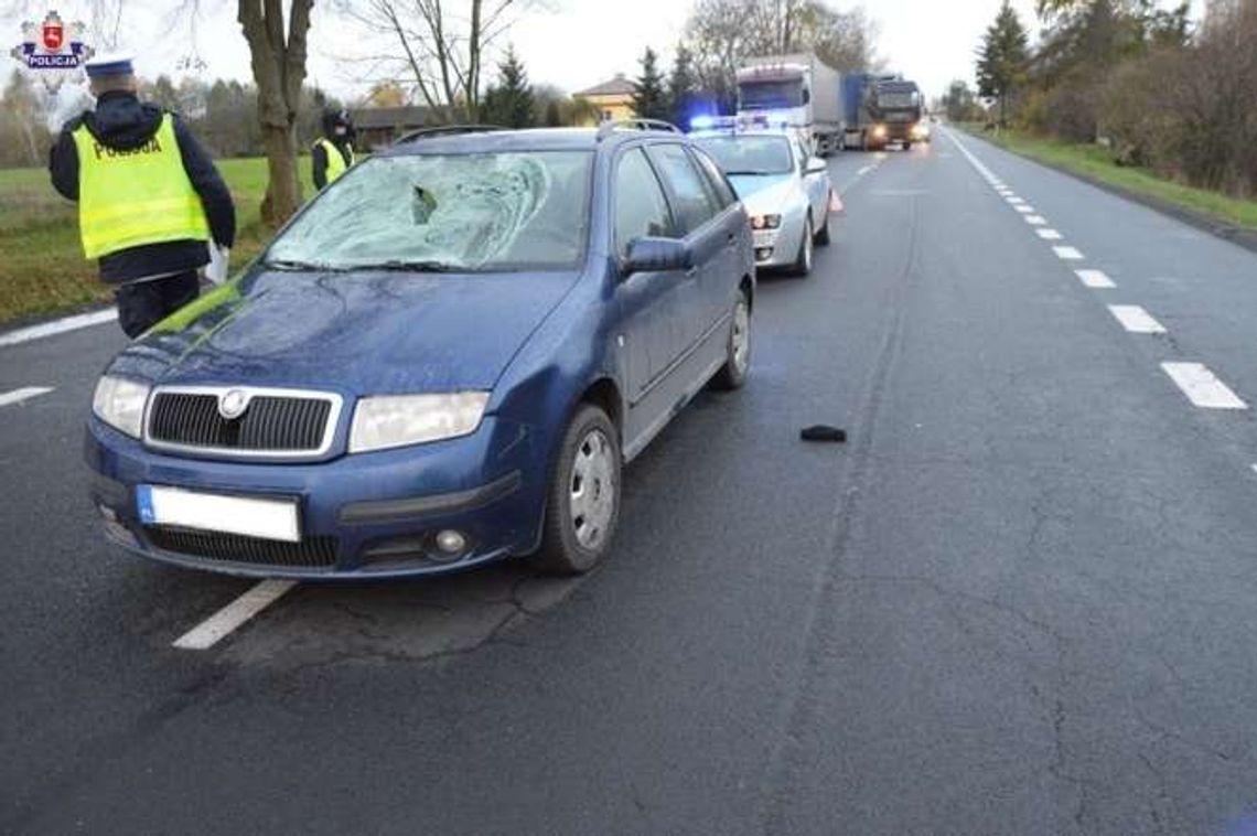 26-latek potrącony przez samochód. Trafił do szpitala