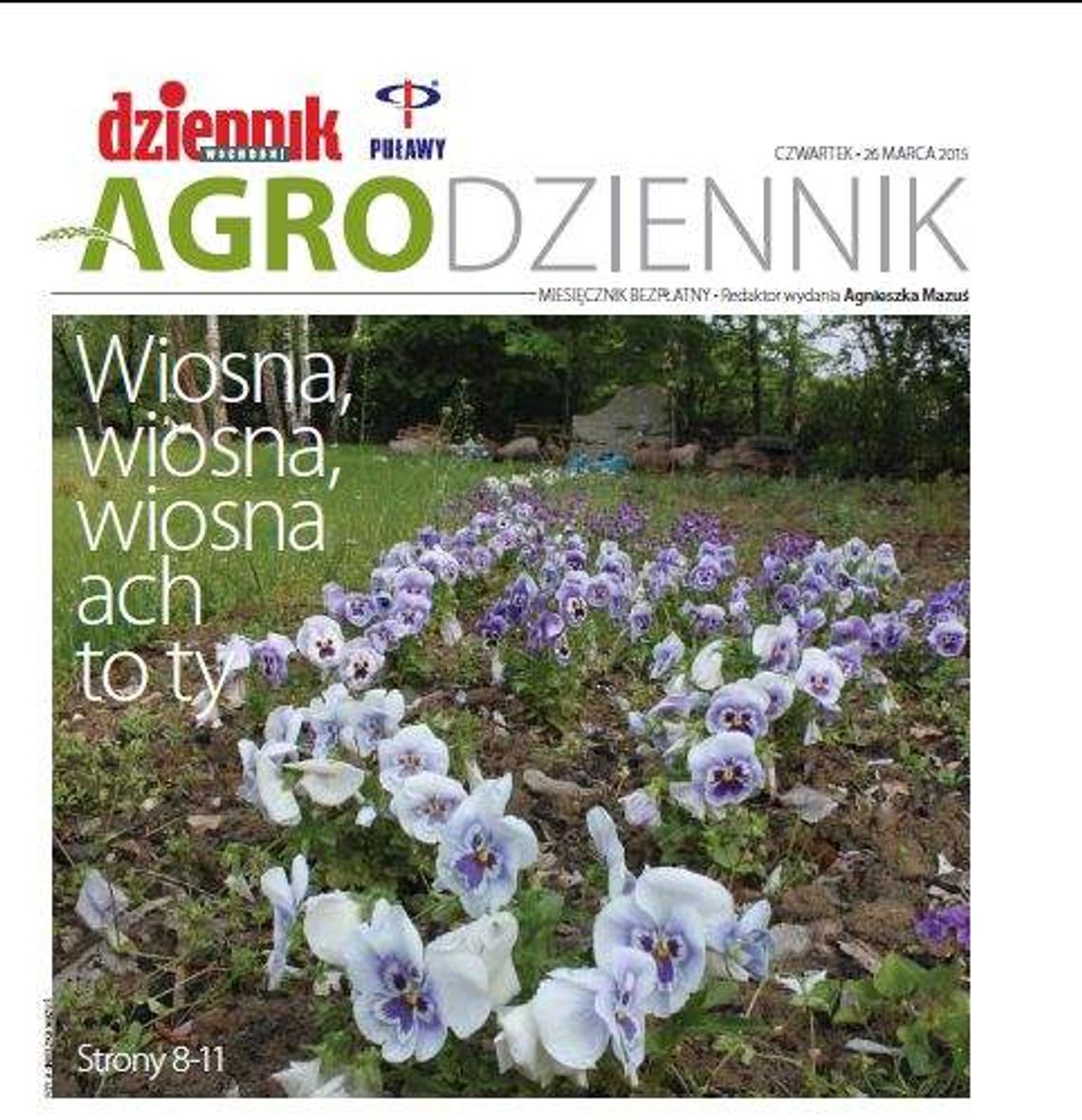 26 marca za darmo z Dziennikiem Wschodnim Agro Dziennik