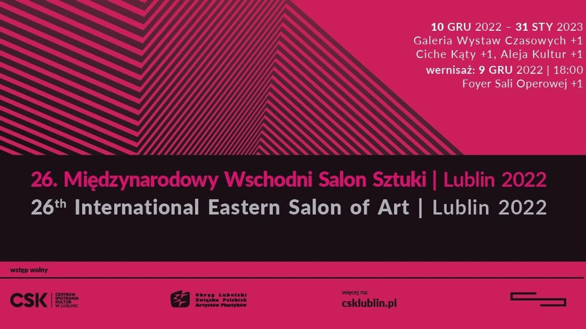 26. Międzynarodowy Wschodni Salon Sztuki. Wernisaż w Lublinie