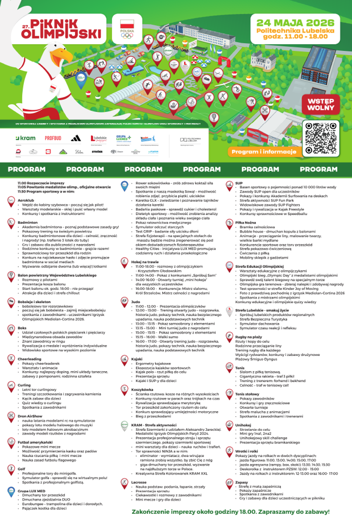 27. Piknik Olimpijski ponownie zagości w Lublinie. Spotkania z medalistami i sportowe atrakcje 27. Piknik Olimpijski ponownie zagości w Lublinie. Spotkania z medalistami i sportowe atrakcje